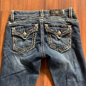 Miss Me Women’s jeans size 26 bling pockets